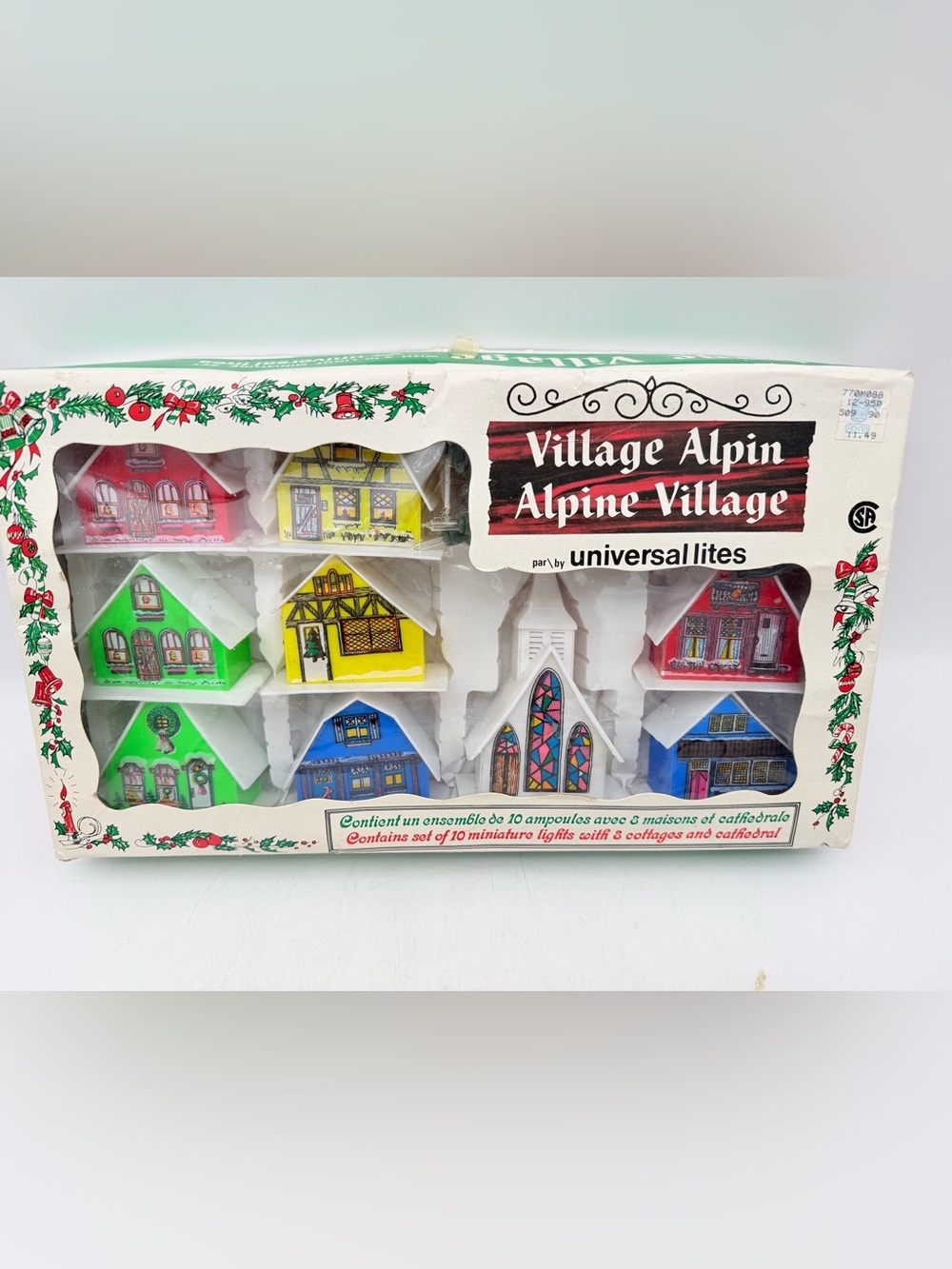 Universal Lites Village Alpine Miniature Holiday Light Set - Multicolor
